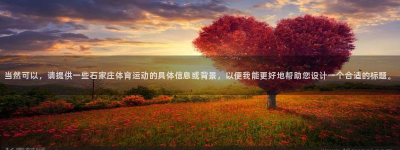 蓝鲸体育NBA直播：当然可以，请提供一些石家庄体育运动的具体信息或背景，以便我能更好地帮助您设计一个合适的标题。