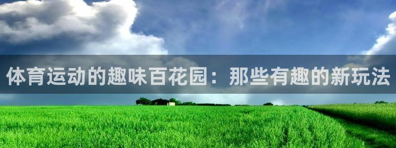 蓝鲸体育苹果：体育运动的趣味百花园：那些有趣的新玩法